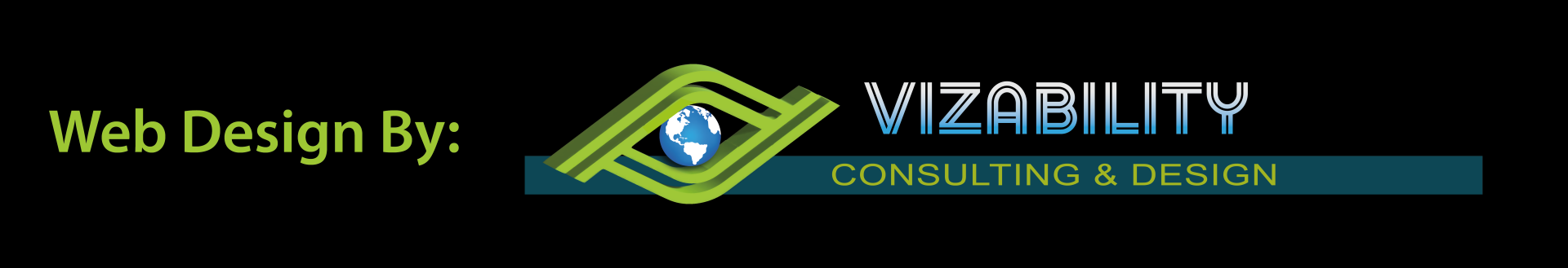 full span banner, web design by Vizability Consulting & Design with logo